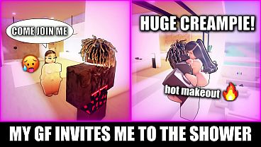 My Hot GF Invites Me To Shower And I DESTROY HER (ROBLOX)