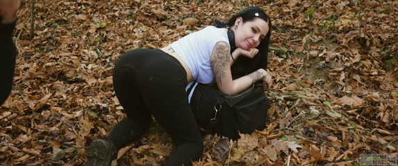 Submissive cutie gets repeated assfucking while mountain climbing, with piss and sweaty ass eating for fuel