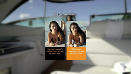 Sex on a yacht with the boss' wife