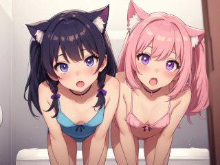Back sex in the bath with husband