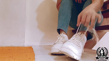 Shoes off
