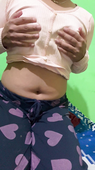 Indian teen collage girl selfie video for bf