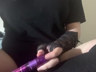 Toy Review in knee highs! - Voodoo Pocket Pleasure Vibrator