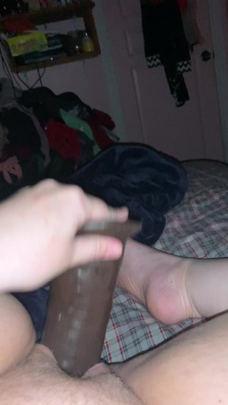Fucking a 10 inch cock