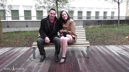 He gives his beautiful brunette girlfriend and watches her getting screwed by a big black dick