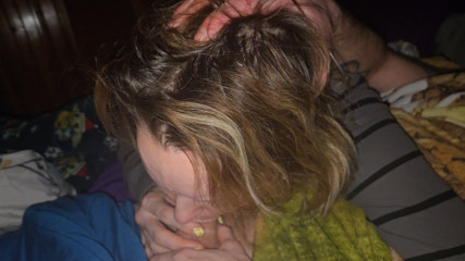 Sloppy blowjob and fuck for dirty wife