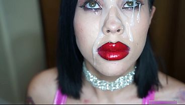 Bimbo Lip Fetish Facial