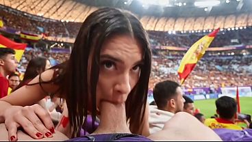 I Fucked a Spanish Cheerleader After Spain Won the World Cup Finals - AI Generated