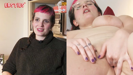 Ersties - Brunette Klara massages her sexy curves