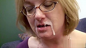 Slutty Granny Molly Sucks A Stiff Dick