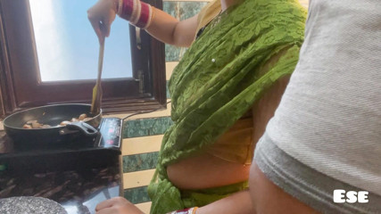 Desi Village wife Fucked in the Kitchen with Husband