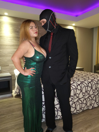 My bodyguard fucks me with his huge cock