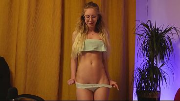 She made that top and she dances almost naked