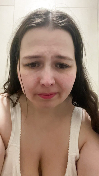 Talk, Sexual Frustration , Phone keeps falling, eventual orgasm