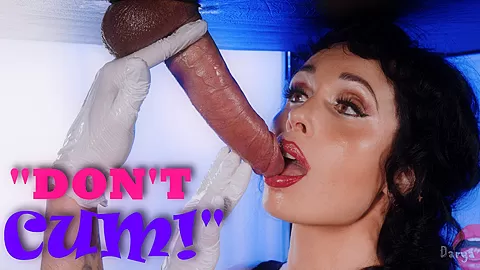 Dont Cum Milking Table Edging Facial Cumshot
