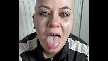 Bj, facial with rubbing the cum into my face, and post orgasm blowjob