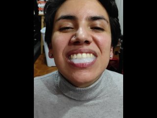 Quickie! Cum mouthful, cumplay and swallow!