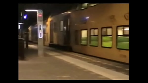 homemade movie at a dutch trainstation