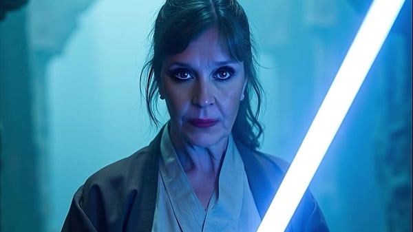 Granny Slave Princess Leia's Jedi Masturbation Mind Trick