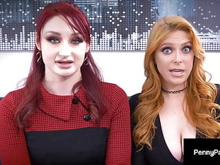 Step Siblings Penny Pax & Violet Monroe Milk Their Boss’ Cock