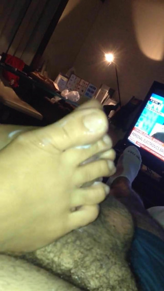 Hong Kong filipina 2 footjob