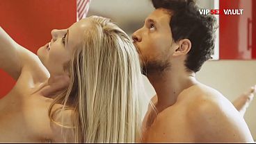 Two Slim Babes Share His Cock... 69 Cunt Eating and Kitchen Table Fuck