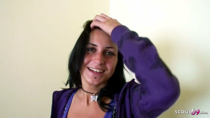 Big natural Tits College Girl Picked Up and POV Fucked for Cash
