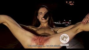 Dr Lomp punishes slut's bruised cunt with a whipping