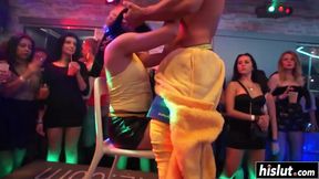 Club babes know how to swing