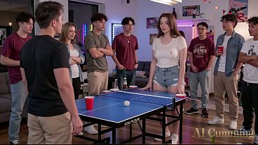 College orgy with animated characters.