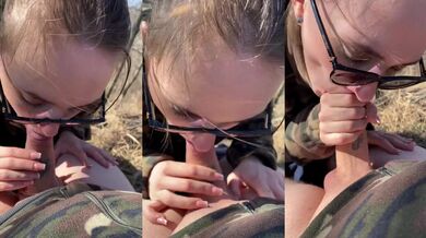 Amateur couple enjoys straight love deep throat blowjob