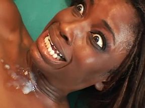 Black Slut in Sexy Black Boots Has an Anal Threesome Fuck