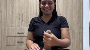 Stepsister Asks Me to Record Her Exercises for Tiktok and They End up Doing Something Else.