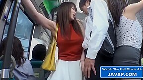 Japanese Babe Banged On The Bus - Asian Public Sex