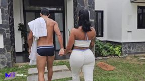 My girlfriend makes my stepsister ride my cock for a hardcore threesome - Max Betancur, Mariana Martix & Alejandra Palacios