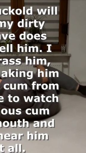 Cuckold Cum Eating COMPILATION Cleanup Cum Kiss PISS Clip 3