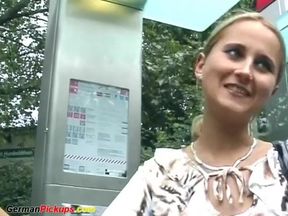 First-Time Casting for a Young Blonde in Public Pickup Scene