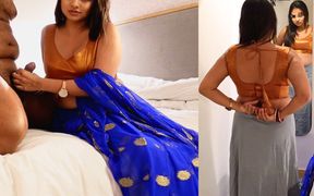 Hot Indian Stepaunty Sex with Saree