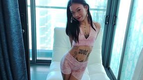 Petite Asian Takes a Hellish Portion of Fucking in Her Tiny Pink Pussy
