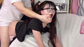Girls from Japan sometimes have their dreams come true. The girl found the right cock, which fucked her in the pussy and mouth very pleasantly and unceremoniously