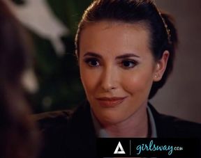 Kinky Brunette Explores Submission with Her Tempting Therapist - A Sapphic Encounter!