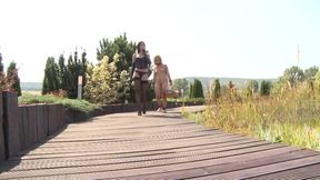 Hot Outdoors Lesbian Fetish Movie