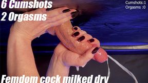 EP.7 Close-up - She doesn't care if my cock is too sensitive and laughs about it. 6 cumshots 2 orgasms