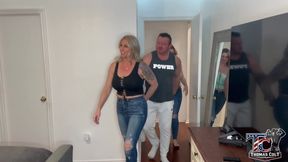 PAWG MILF Besties Get Dicked Down by Big Muscular Husband!