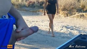 Mrs Robinson - Exhibitionist Shows Dick To Milf Passing Byshe Fucks Him