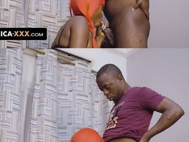 An African Couple on Fire