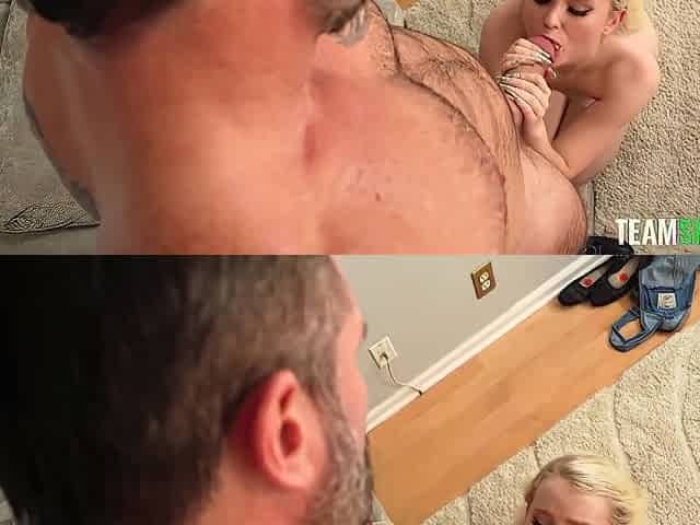 Phoebe Blue And Gi Joey - Pretty Blonde Teen 18+ Pleasures Her Muscled Stepdaddy In Bed