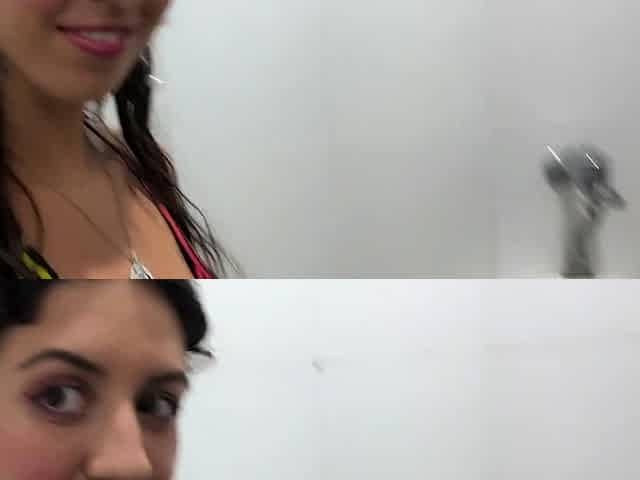 Crazy CUMWALK on Public Waterfall Full of People Blowjob in