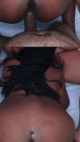 First Threesome: One Busty and One Big Ass