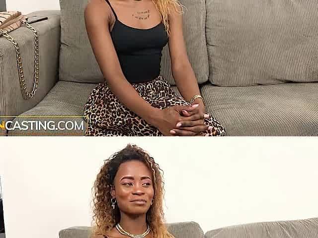 Cute Black Sweetheart Seduces Hung White Producer To Land The Gig In Modeling Try-out
